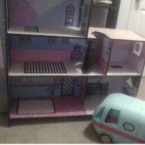 LOL DOLL house and van